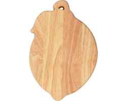 Houten snijplank citroen vorm 27x19x1,5 cm