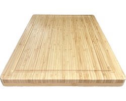 Houten Snijplank en BBQ Plancha tafelblad Tabla Cortar - 60 x 45 x 4cm - Butcher Block Bamboe 8KG