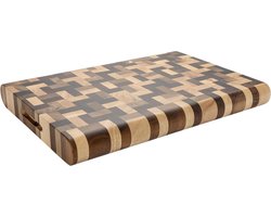 Houten Snijplank - Snijblok Keuken - Bereiden van Maaltijden - Kopse Nerf Ontwerp - 35 x 25 x 38 cm