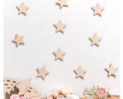 Houten sterren set van 10, muurdecoratie voor de kinderkamer, kinderkamerdecoratie, babykamerdecoratie, houten sterren, wanddecoratie,kinderkamer,babykamer