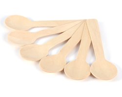 Houten theelepels 200x | Houten lepel | BIO | Houten Koffie lepels | ijs lepels | Houten ijslepel koffielepel | Houten koffielepel | Wegwerp | Bestek set | Restaurants | Picknick | To Go | Ontbijt | Catering | Lunch | Diner | 10 cm | Theelepeltjes