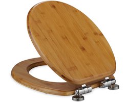 Houten toiletbril met softclose - hygiënisch en duurzaam - 1 stuk