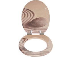 Houten Toiletbril met Softclose Mechanisme en Antibacterieel Oppervlak