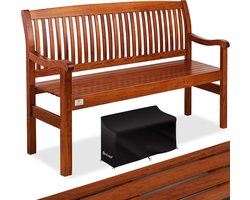 Houten Tuinbank voor 3-4 Personen - Weerbestendig Parkbank 150cm met Hoes