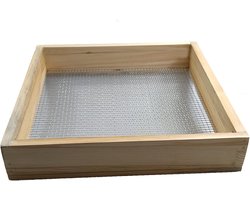 Houten Tuinzeef - Handgeleide Zeef voor Aarde en Vuil - 1 stuk - Cederhout