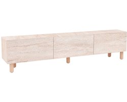 Houten TV-meubel "Alvin" - 180 x 31 x 42 cm - Beige
