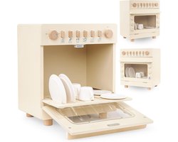 Houten Vaatwasser Kinderspeelgoed met Accessoires voor Rollenspel in de Keuken