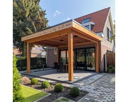 Houten Veranda - Douglas - 300 x 500 cm