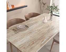 Houten vinyl wrap voor meubels 40 cm x 5 m waterdicht keukenwerkblad bekleding hout effect kleverige achterkant plastic rol voor tafel desktop keuken kast teller zelfklevend behang houten