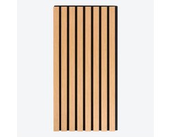 Houten Wandpaneel - 4 stuks van 60 x 30 cm - MDF - Vilt