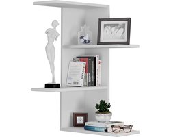 Houten wandplank Hangende plank Hoekplank Wandplank Plank Balos