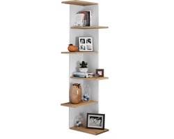 Houten wandplank Hangende plank Hoekplank Wandplank Plank Balos XL