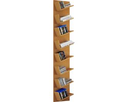 Houten Wandplank voor Boeken en Decoratie - Hangende Wandplank voor Woonkamer