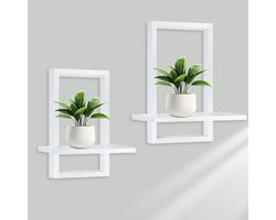 Houten Wandplanken voor Decoratie - Stijlvolle Wandplanken in Wit voor Thuisgebruik