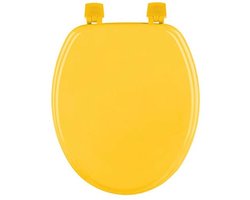 Houten WC-bril 18 inch - Geel