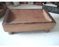 Houten zeephouder