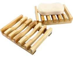 Houten zeephouder - Zeepplankje - Zeepschaaltje - Zeepbakje - Shampoo bar plateau