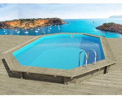 Houten zwembad " Miami 120 " - 486 x 336 x 120 cm