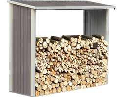 Houtopslag haardhout rek buiten metaal "Victor" - 1,68 m²