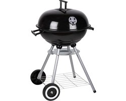 Houtskool BBQ Kogel Barbeque - Koken en Grillen - Geïsoleerde Handvaten - Ontluchtingssysteem - Verwijderbare As Opvangbak
