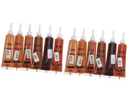 Houtvuller Set - Meubelreparatiepasta Houtkrijt - Meubels Herstellen - Waterbestendig Overschilderbaar - 6 Stuks - Diverse Houtkleuren