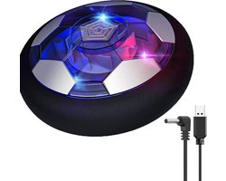 Hoverball Air Power Voetbal met Oplaadbare LED Verlichting - Speelgoed voor Binnen en Buiten voor Kinderen van 3-12 Jaar, Actief Spel, Sport en Vermaak
