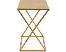 HowHomely - Moderne Staande Plantenhouder - 40 cm - Goud - Loftstijl