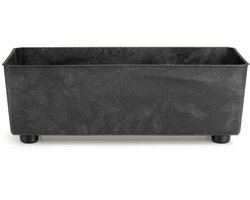 HowHomely - Plantenbak - Rechthoekig - Zwart Beton - Voor Binnen & Buiten