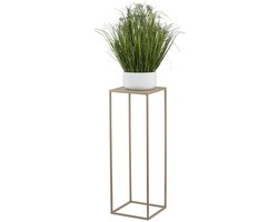 HowHomely - Stalen Plantenstandaard - Beigemetaal - 70 cm - Minimalistisch Design