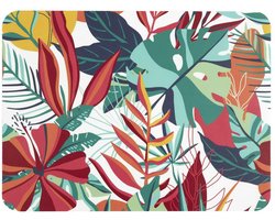 HowHomely TROPICA - Tafelkussen - 40x30 cm - Tropisch Patroon - Kleurrijk Design