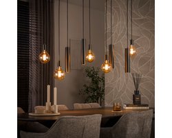 Hoyz Collection - Hanglamp Vela - Bruin - 28x120x150 cm