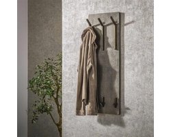 Hoyz Collection - Kapstok Ferro 2x3 Haken Hoog - Brons Antiek