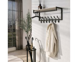 Hoyz Collection - Kapstok Terra 2x7 Haken - Melamine Travertine