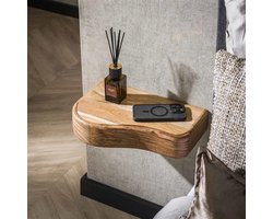 Hoyz Collection - Nachtkastje Organic - Massief Acacia Naturel - Set van 2