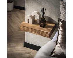 Hoyz Collection - Nachtkastje Set-2 Layer L - Massief Acacia - Set-2 - 40cm breed
