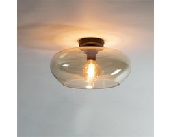 Hoyz Collection - Plafondlamp Elevate Glass - Amber Color Glas