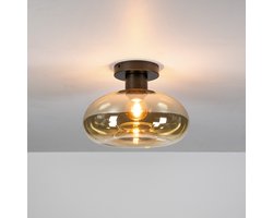 Hoyz Collection - Plafondlamp Soll 1-lichts - Amber Glas