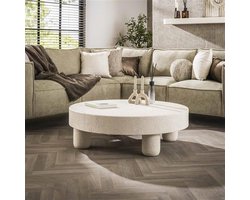 Hoyz Collection - Salontafel Bulky Stone - Marmer Composiet - Ø110