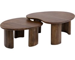 Hoyz Collection - Salontafel Central - Bruin - 76x99x42 cm