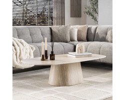 Hoyz Collection - Salontafel Centro 135cm - Keramiek Travertin