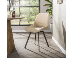 Hoyz Collection - Stoel Swivel Draaibaar Verpakt Per 4 - Jaroq Zand