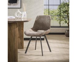 Hoyz Collection - Stoel Swivel - Rich Champagne - Set van 4