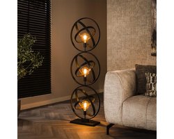 Hoyz Collection - Vloerlamp 3L Galaxy - Artic Zwart