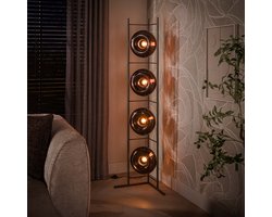 Hoyz Collection - Vloerlamp Halo - Bruin - 20x33x168 cm