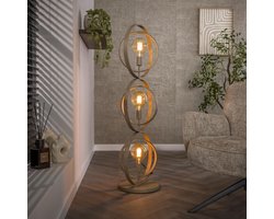 Hoyz Collection - Vloerlamp Turn Around 3-lichts - Beige