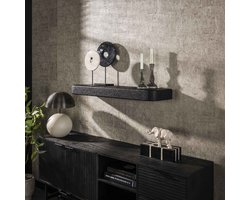 Hoyz Collection - Wandplank 100cm Metallic - Grijs
