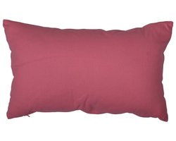 Hoyz | Flannel Roze Kussen | 30 X 50 | Sierkussen Voor Woonkamer Of Slaapkamer