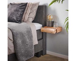 Hoyz - Nachtkastje 1L Tree XS - Massief Acacia Naturel - Set van 2