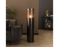 Hoyz - Vloerlamp Ø25 cilinder 120cm / Zwart nikkel