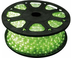 HQ-Power Led-lichtslang, lichtketting, lichtsnoer, verlichting voor kerstmis, tuin, feest, bruiloft, ledstrip, decoratie voor binnen en buiten, 36 leds/meter, groen, 45 m